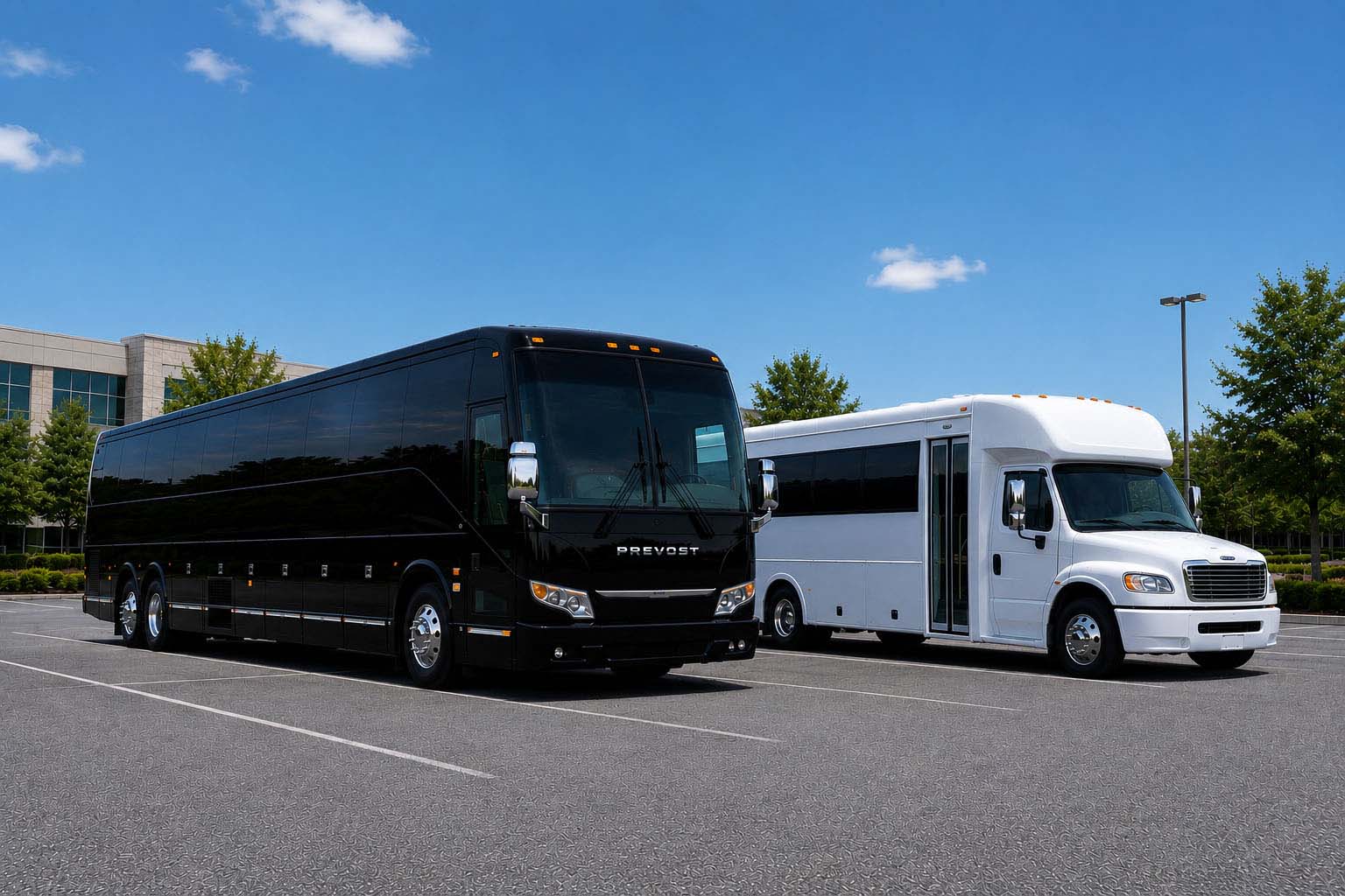 Charter bus rental in Lowell, MA